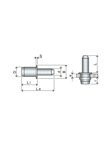 Nitotrzpień M6 CM/C L15mm 0,5-3mm (paczka 500szt.) | Narzędzia | Eshop Dopak | Wszystko dla Przemysłu.