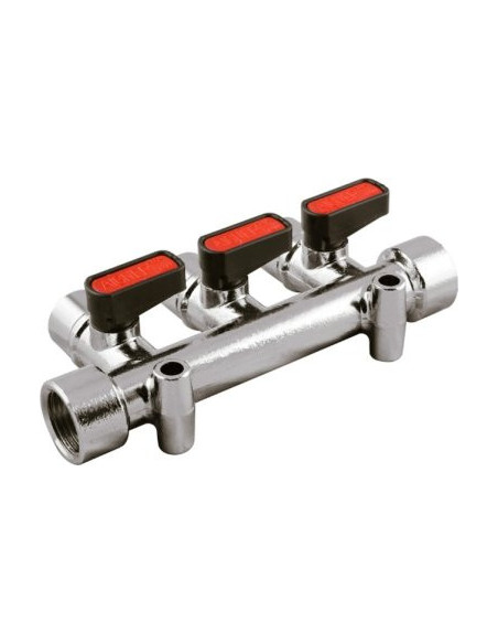 Kolektor Ghilux 3/8" z 3 zaworami kulowymi 1/4" | Hydraulika | Eshop Dopak | Wszystko dla Przemysłu