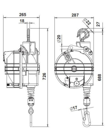 Balanser 80-100 kg L3000 mm | Narzędzia | Eshop Dopak | Wszystko dla Przemysłu.