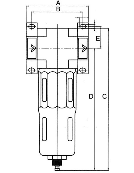 Filtr G1/4, 20 um serii Flowmatik,  aut. | Pneumatyka | Eshop Dopak | Wszystko dla Przemysłu