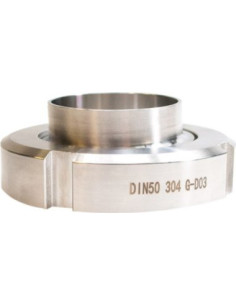 Końcówka DIN 11851 z nakrętką, DN15, GW RD34x1/8" do wspawania, AISI 316/304 | Przewody i Złącza | Eshop Dopak | Wszystko dla Pr