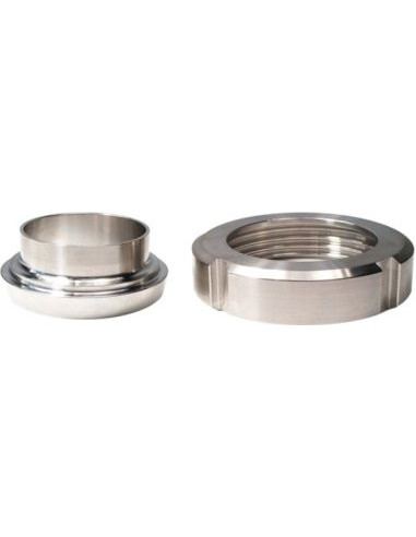 Końcówka DIN 11851 z nakrętką, DN20, GW RD44x1/6" do wspawania, AISI 316/304 | Przewody i Złącza | Eshop Dopak | Wszystko dla Pr