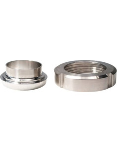 Końcówka DIN 11851 z nakrętką, DN32, GW RD58x1/6" do wspawania, AISI 316/304 | Przewody i Złącza | Eshop Dopak | Wszystko dla Pr 2