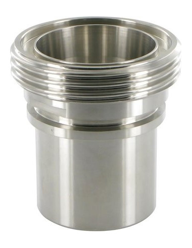 Końcówka DIN 11851, DN25, GZ RD52x1/6" ogon gładki, pod obejmę skorupową, AISI 316 | Przewody i Złącza | Eshop Dopak | Wszystko 