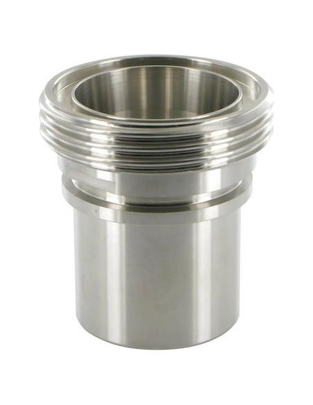 Końcówka DIN 11851, DN35, GZ RD58x1/6" ogon gładki, pod obejmę skorupową, AISI 316 | Przewody i Złącza | Eshop Dopak | Wszystko 