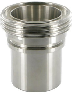 Końcówka DIN 11851, DN80, GZ RD110x1/4" ogon gładki, pod obejmę skorupową, AISI 316 | Przewody i Złącza | Eshop Dopak | Wszystko