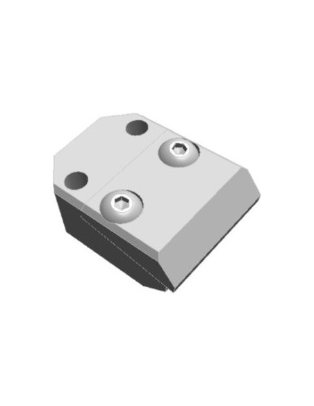 Dysza jednostronna prosta - mała G 1/8, 25 mm, 0,1 mm, aluminium | Pneumatyka | Eshop Dopak | Wszystko dla Przemysłu