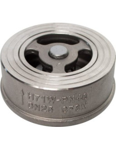 Zawór zwrotny międzykołnierzowy Flowmatik DN100 PN16, nierdzewny stal 316, dysk 316, metal/metal | Hydraulika | Eshop Dopak | Ws