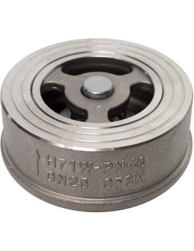 Zawór zwrotny międzykołnierzowy Flowmatik DN100 PN16, nierdzewny stal 316, dysk 316, metal/metal | Hydraulika | Eshop Dopak | Ws