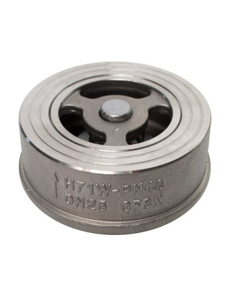 Zawór zwrotny międzykołnierzowy Flowmatik DN100 PN16, nierdzewny stal 316, dysk 316, metal/metal | Hydraulika | Eshop Dopak | Ws