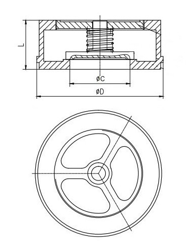 Zawór zwrotny międzykołnierzowy Flowmatik DN100 PN16, nierdzewny stal 316, dysk 316, metal/metal | Hydraulika | Eshop Dopak | Ws