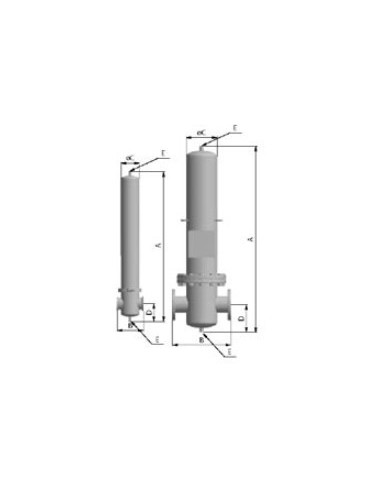 Filtr sterylny DN65 28,0m3/min, 16bar | Filtry | Eshop Dopak |Wszystko dla Przemysłu