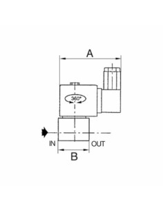 Zawór elektromagnetyczny membranowy ASCO Seria 238 2/2 NC, G1/2, NBR, 24VDC, 0-10 bar DN12,5 mosiądz | Automatyka | Eshop Dopak  2