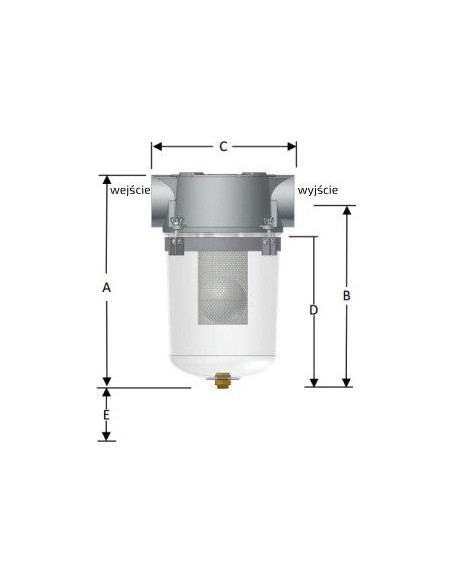 Separator wody do podciśnienia 3", 510m3/h | Pneumatyka | Eshop Dopak | Wszystko dla Przemysłu