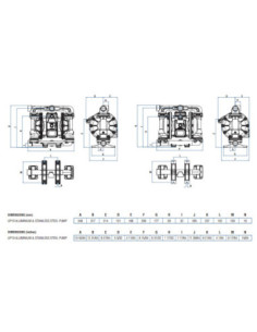 Pompa membranowa SAMOA UP 10 1" AL/PTFE   PTFE | Hydraulika | Eshop Dopak | Wszystko dla Przemysłu 2