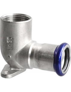 Kolano ścienne fi15x1/2'' GW, EDELSTAHL-M, 90 stopni, stal nierdzewna 316L, EFFEBI-PRESS | Pneumatyka | Eshop Dopak | Wszystko d