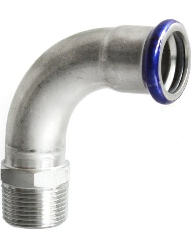 Kolano fi22x3/4'' GZ, 90 stopni, EDELSTAHL-M, stal nierdzewna 316L, EFFEBI-PRESS | Pneumatyka | Eshop Dopak | Wszystko dla Przem