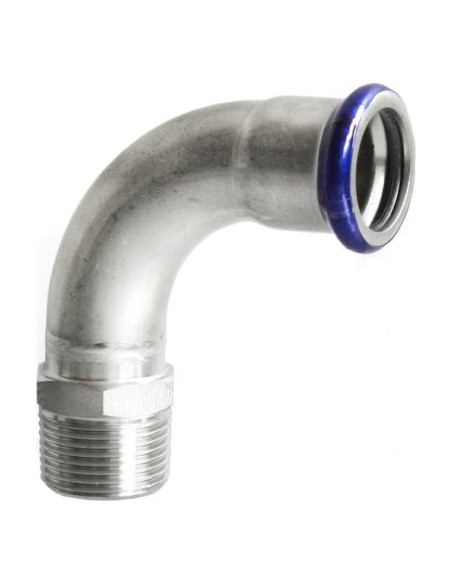 Kolano fi22x3/4'' GZ, 90 stopni, EDELSTAHL-M, stal nierdzewna 316L, EFFEBI-PRESS | Pneumatyka | Eshop Dopak | Wszystko dla Przem