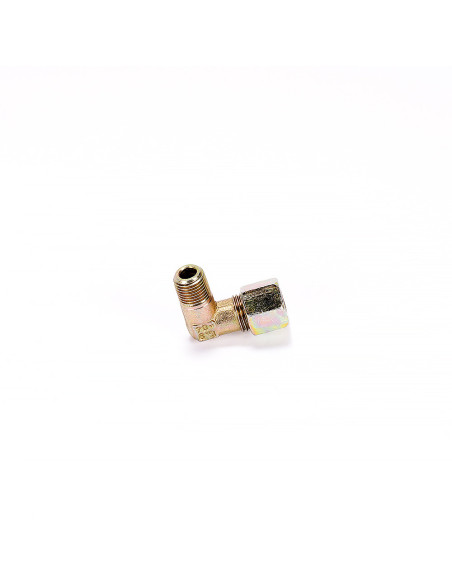 Kolanko mosiężne gwintowane G1/4-M16  nakrętka | Hydraulika | Eshop Dopak | Wszystko dla Przemysłu