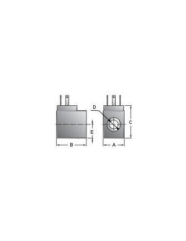 Cewka do elektrozaworu, seria K, 24V AC, 3,5VA, szerokość 17 mm, trzpień fi 8 mm | Pneumatyka | Eshop Dopak | Wszystko dla Przem