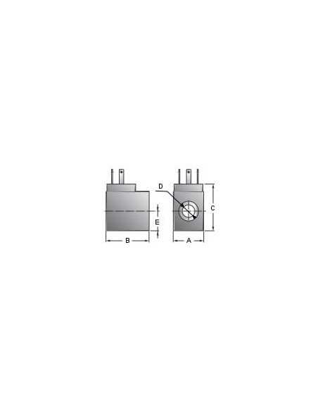 Cewka do elektrozaworu, seria K, 24V AC, 3,5VA, szerokość 17 mm, trzpień fi 8 mm | Pneumatyka | Eshop Dopak | Wszystko dla Przem