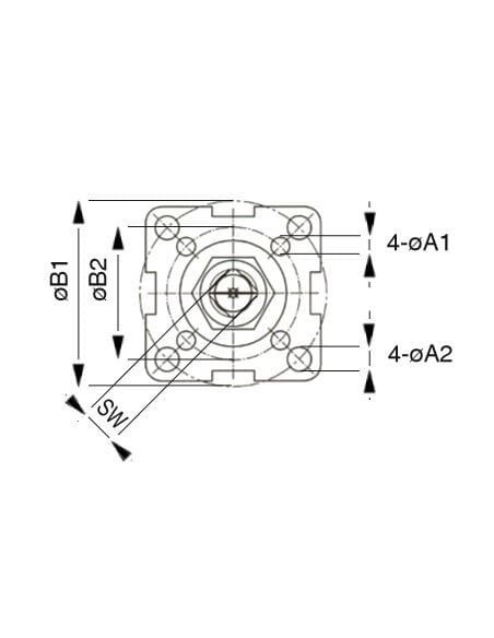 Zawór kulowy kołn. DN40 stal węglowa z nap. pneum. D.A. | Hydraulika | Eshop Dopak | Wszystko dla Przemysłu