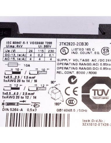 Przekaźnik bezpieczeństwa, 3TK2820-2CB30, Siemens | Elektronika | Eshop Dopak | Wszystko dla Przemysłu