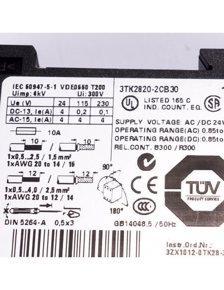 Przekaźnik bezpieczeństwa, 3TK2820-2CB30, Siemens | Elektronika | Eshop Dopak | Wszystko dla Przemysłu