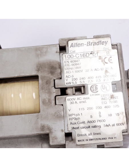Stycznik mocy, 100-C16D01, Allen-Bradley | Elektryka | Eshop Dopak | Wszystko dla Przemysłu