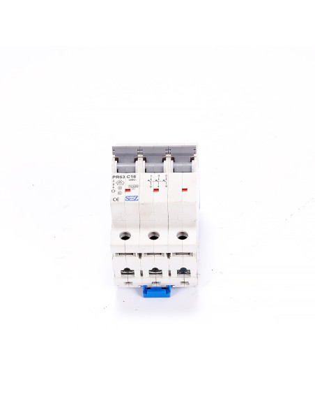 Trójfazowy wyłącznik nadprądowy PR63 C16, 0099249, SEZ | Elektryka | Eshop Dopak | Wszystko dla Przemysłu