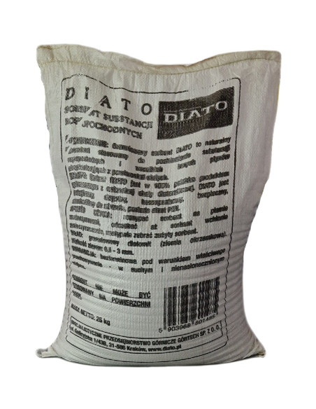Sorbent sypki Diato 0,5-3 mm, worek 25 kg | Rozwiązania dla przemysłu | Sklep Eshop Dopak