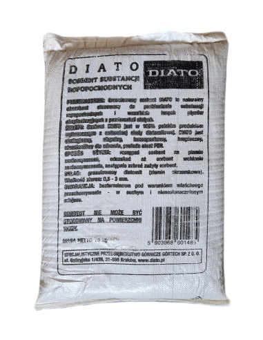 Sorbent sypki Diato 0,5-3 mm, worek 25 kg | Rozwiązania dla przemysłu | Sklep Eshop Dopak