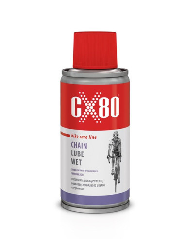BIKE CHAIN LUBE WET- smar MOKRY 150ml aerozol CX80 48509 | CX80 Chemia do Samochodów i Rowerów | Eshop Dopak