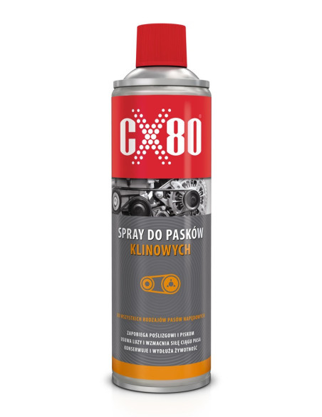 SPRAY DO PASKÓW KLINOWYCH 500ML CX80 60311 | CX80 Chemia do Samochodów i Rowerów | Eshop Dopak