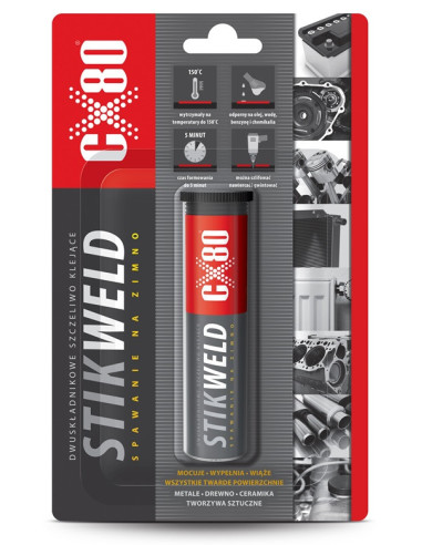 STIK WELD 60G  Szczeliwo CX80 60022 | CX80 Chemia Techniczna – Smary, Kleje i Preparaty | Eshop Dopak