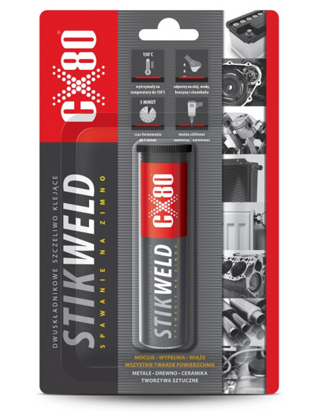 STIK WELD 60G  Szczeliwo CX80 60022 | CX80 Chemia Techniczna – Smary, Kleje i Preparaty | Eshop Dopak