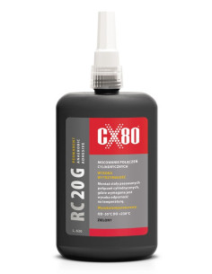 RC20G KLEJ ANAEROBOWY 250ML ZIELONY Klej do mocowania części walcowatych CX80 60341 | CX80 Kleje Anaerobowe – Do Gwintów i Łożys