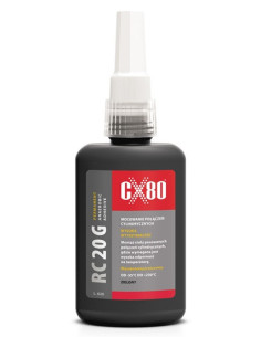 RC20G KLEJ ANAEROBOWY 50ML ZIELONY Klej wysokotemperaturowy do montażu łożysk, pierścieni CX80 60113 | CX80 Kleje Anaerobowe – D