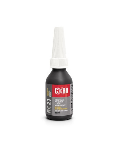 RC21 KLEJ ANAEROBOWY 10ML klej do stali nierdzewnej - mocowanie połączeń cylindrycznych i połączeń gwintowych CX80 48103 | CX80