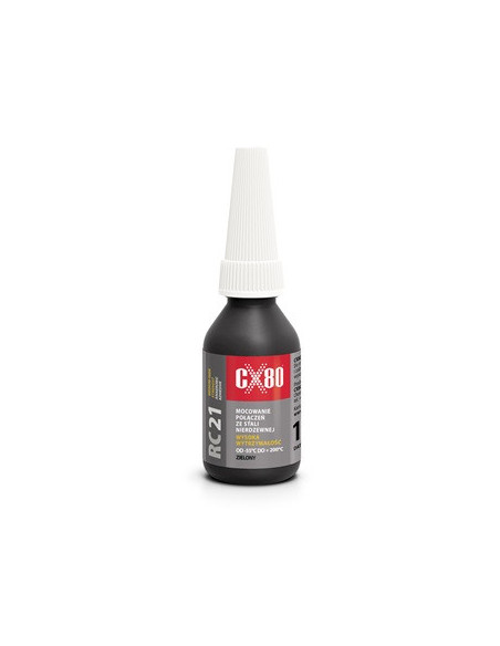 RC21 KLEJ ANAEROBOWY 10ML klej do stali nierdzewnej - mocowanie połączeń cylindrycznych i połączeń gwintowych CX80 48103 | CX80