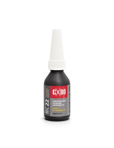 RC22 KLEJ ANAEROBOWY 10ML FIOLETOWY Klej niskowytrzymale zabezpieczenie gwintów CX80 60114 | CX80 Kleje Anaerobowe – Do Gwintów