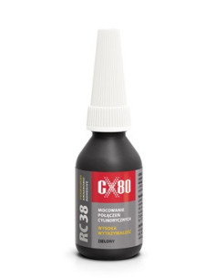 RC38 KLEJ ANAEROBOWY 10ML ZIELONY Klej do montażu łożysk, pierścieni CX80 60037 | CX80 Kleje Anaerobowe – Do Gwintów i Łożysk |