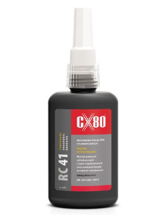 RC41 KLEJ ANAEROBOWY 50ML BURSZTYNOWY Klej do mocowania części walcowatych o średniej wytrzymałości CX80 60239 | CX80 Kleje Anae
