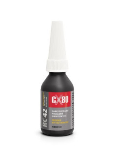 RC42 KLEJ ANAEROBOWY 10ML NIEBIESKI Klej średniowytrzymałe zabezpieczenie do gwintów CX80 60038 | CX80 Kleje Anaerobowe – Do Gwi