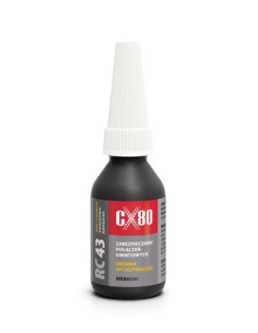 RC43 KLEJ ANAEROBOWY 10ML NIEBIESKI Klej średniowytrzymałe zabezpieczenie do gwintów CX80 60087 | CX80 Kleje Anaerobowe – Do Gwi