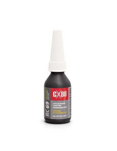 RC69 USZCZELNIACZ ANAEROBOWY 10ML BRĄZOWY Uszczelniacz do demontowalny połączeń gwintowych CX80 60112 | CX80 Kleje Anaerobowe –