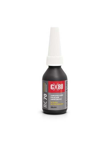 RC70 KLEJ ANAEROBOWY 10ML ZIELONY Klej trwały do śrub CX80 60039 | CX80 Kleje Anaerobowe – Do Gwintów i Łożysk | Eshop Dopak