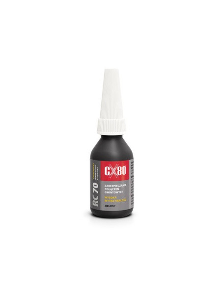RC70 KLEJ ANAEROBOWY 10ML ZIELONY Klej trwały do śrub CX80 60039 | CX80 Kleje Anaerobowe – Do Gwintów i Łożysk | Eshop Dopak