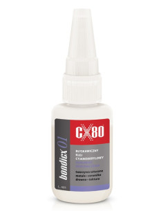 BONDICX 01 20G Klej cyjanoakrylowy  błyskawiczny CX80 60083 | CX80 Kleje Cyjanoakrylowe – Szybkie Klejenie | Eshop Dopak