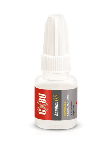 BONDICX 5 5G Klej cyjanoakrylowy ogólnego zastosowania CX80 60011 | CX80 Kleje Cyjanoakrylowe – Szybkie Klejenie | Eshop Dopak